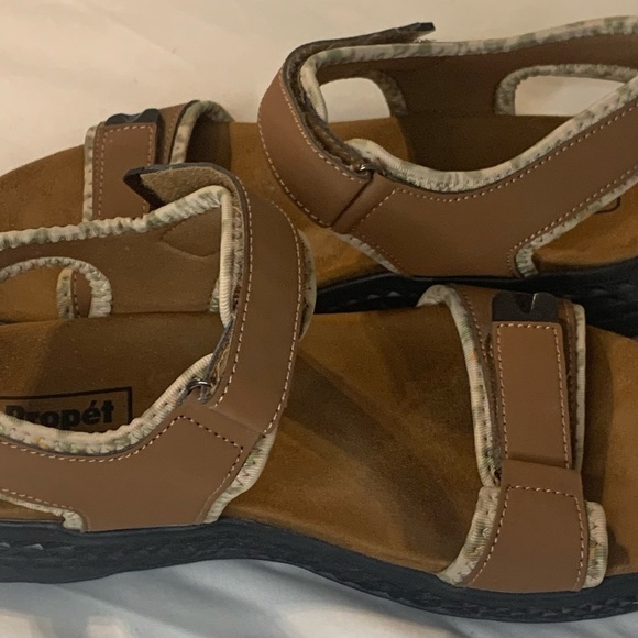 Propet Travelactiv Aspire Footbed Womens Brown Casual Sandals WST053P Size 8 - Picture 6 of 7